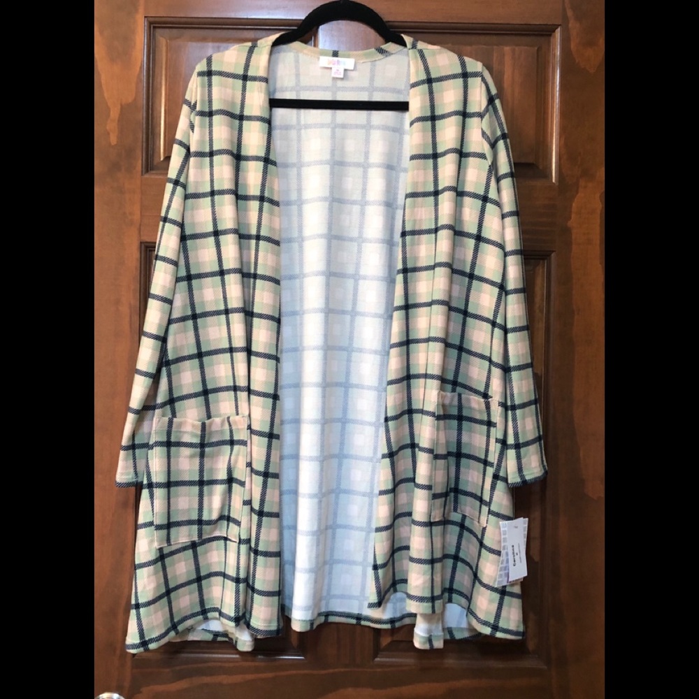 NWT LuLaRoe Caroline Long Jacket w/ pockets